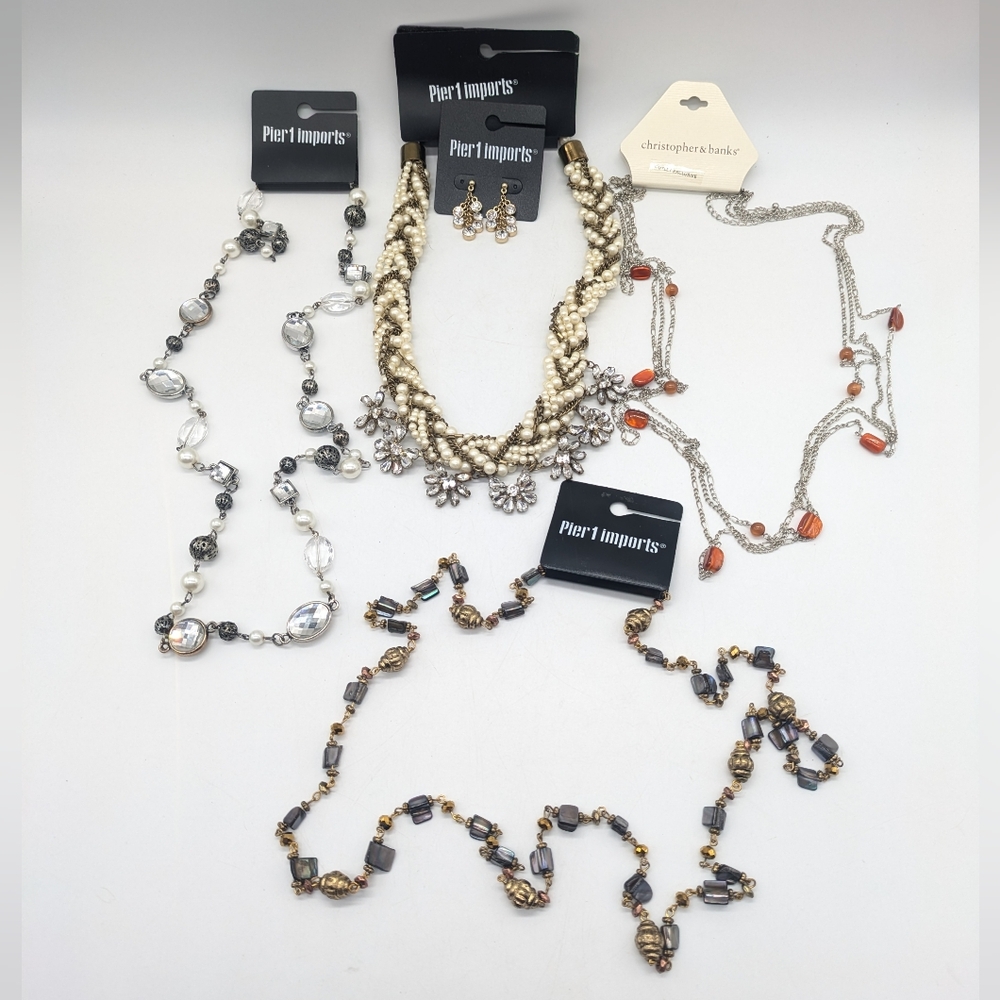Pier 1 Imports & Christopher Banks Brand New Jewelry Bundle
